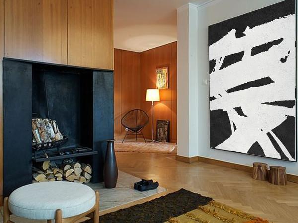 Original Abstract Painting Extra Large Canvas Art,Oversized Minimal Painting On Canvas - Abstract Art On Canvas, Modern Art